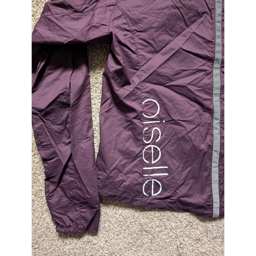 Oiselle Women's S Reflective Vim Jacket Dusk Purple Full Zip Pockets Lightweight - Picture 8 of 13